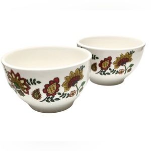 Set of 2 Royal Norfolk White Floral Soup Bowl